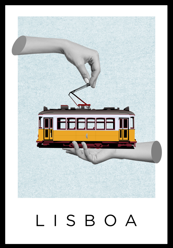 Lisbon Kollage Billeder til stue - TenStickers