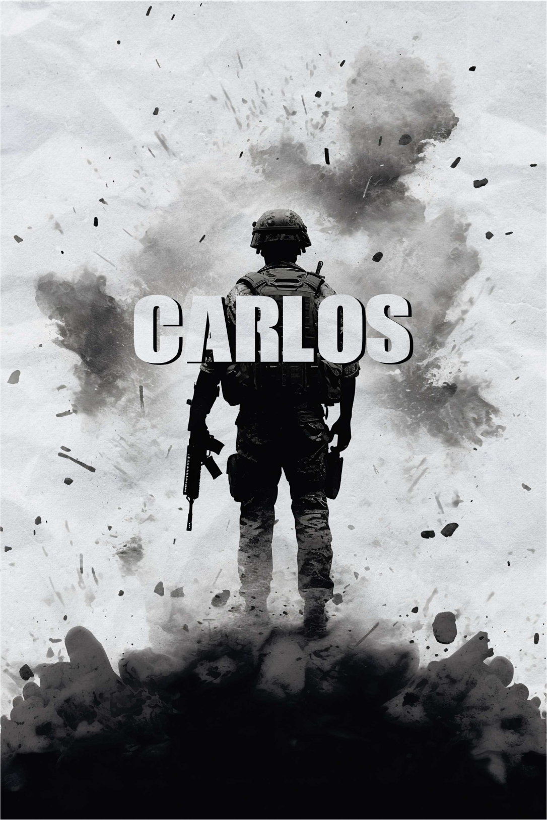 Krigssoldat Plakat til teenageværelse - TenStickers