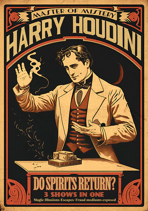 HoudiniHoudini var en amerikansk illusionist og escapologist. Han - TenStickers