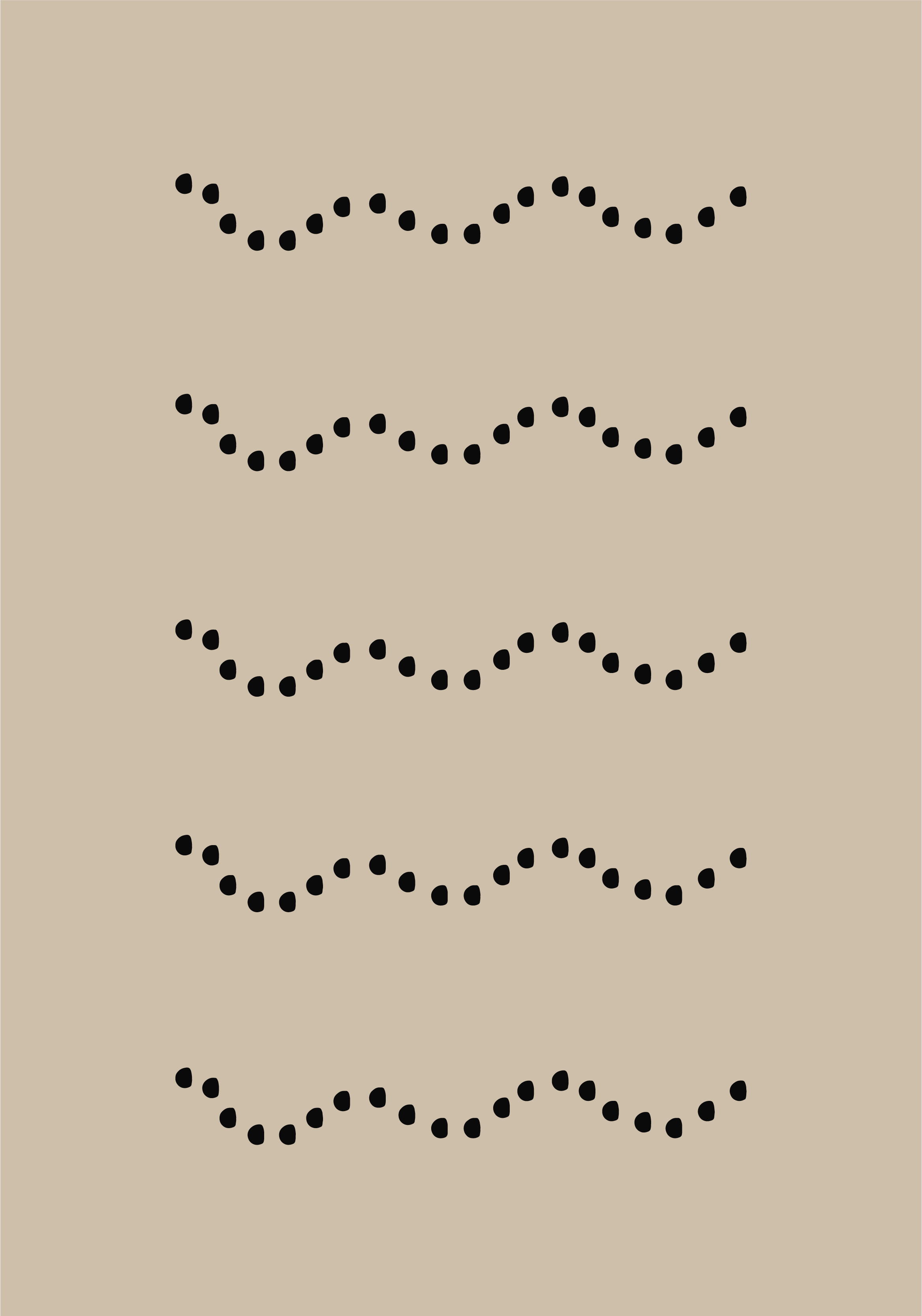 Sten på jorden skandinavisk plakat - TenStickers