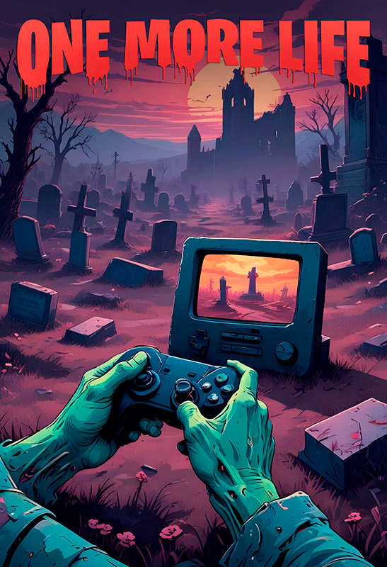 one more life videospil plakat - TenStickers