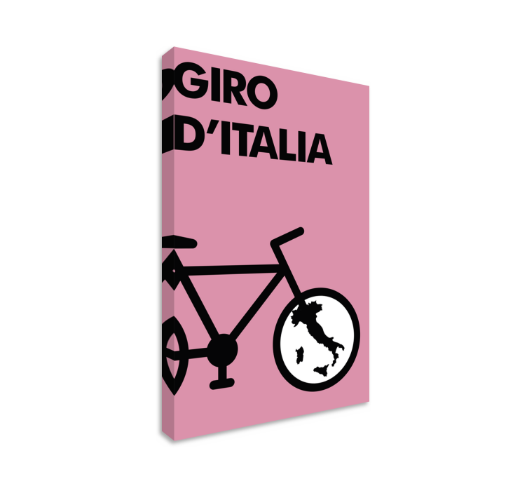 giro d'italia ikon sport lærredsbillede - TenStickers