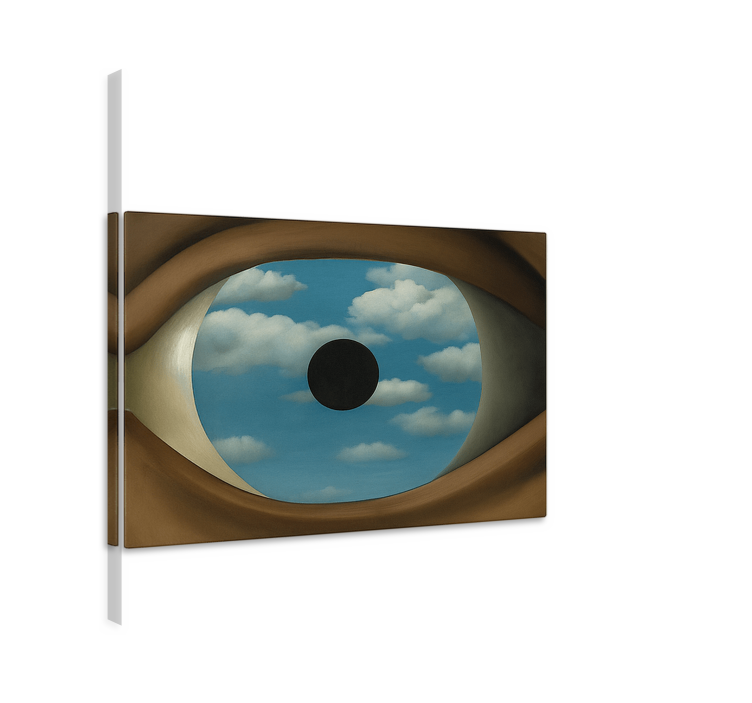 Det falske spejl kunst lærredsbillede - TenStickers