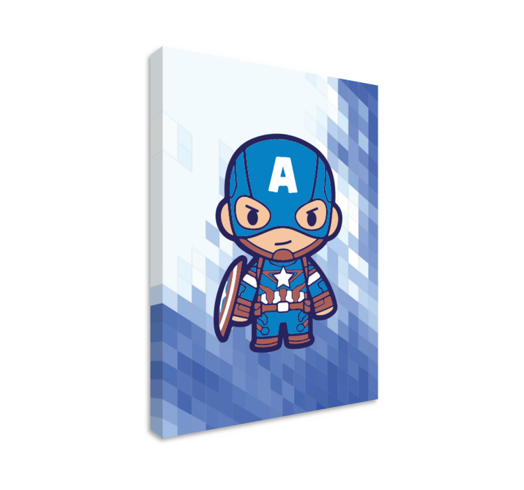 Captain america superhelt lærred - TenStickers