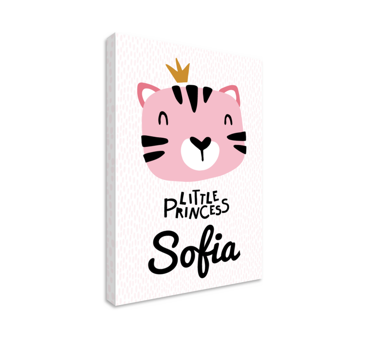 Baby lærredsbilleder lille prinsesse sofia - TenStickers