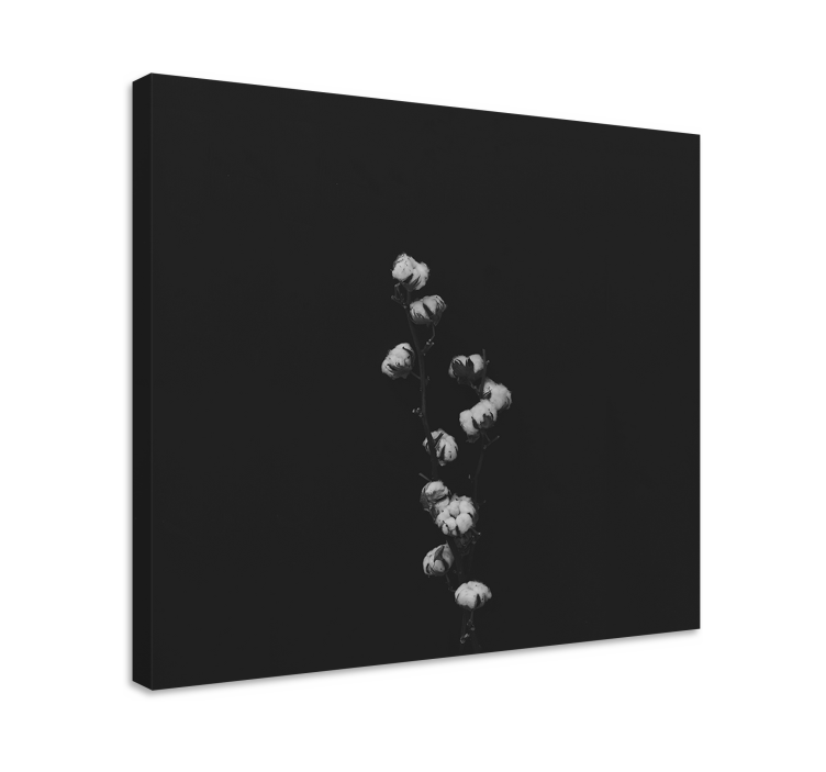 Bomuldsplante lærredstryk - TenStickers