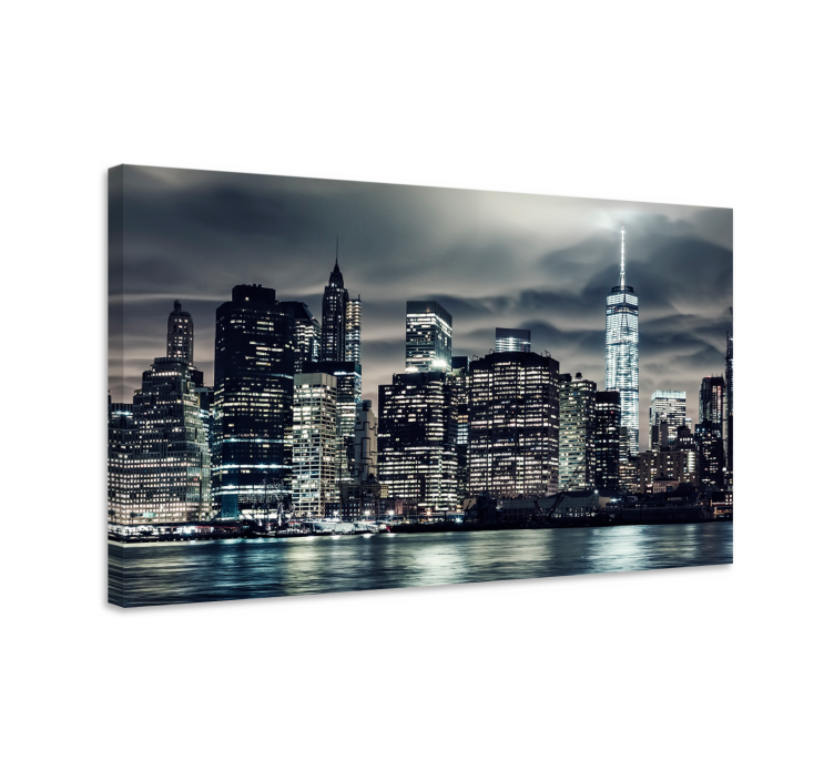 New york skyline by lærredsbillede - TenStickers