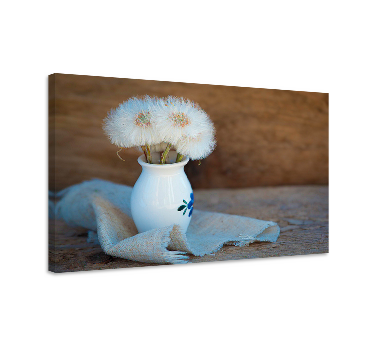 Blomster og planter lærredsbillede pusteblomst bouquet - TenStickers