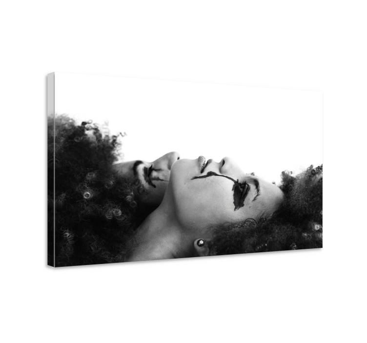 Mælk og kaffe lærred kunsttryk - TenStickers