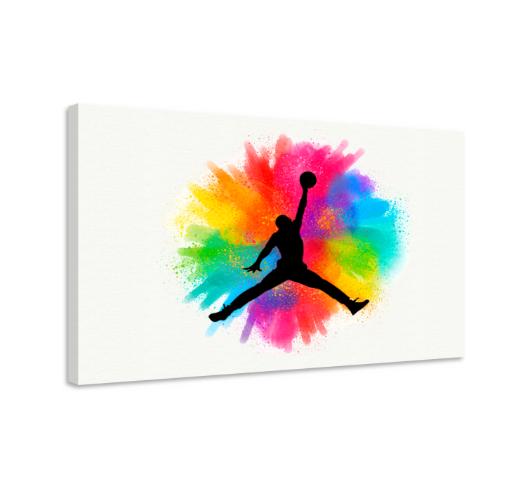 Michael jordan cool basketball teen lærred - TenStickers