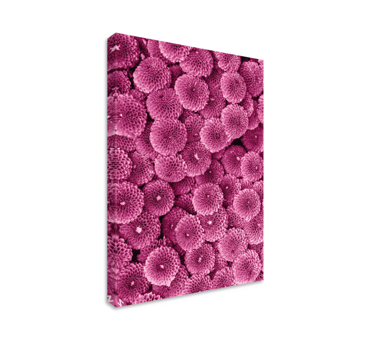 Livlige blomstermønstre blomster og planter lærredsbillede - TenStickers