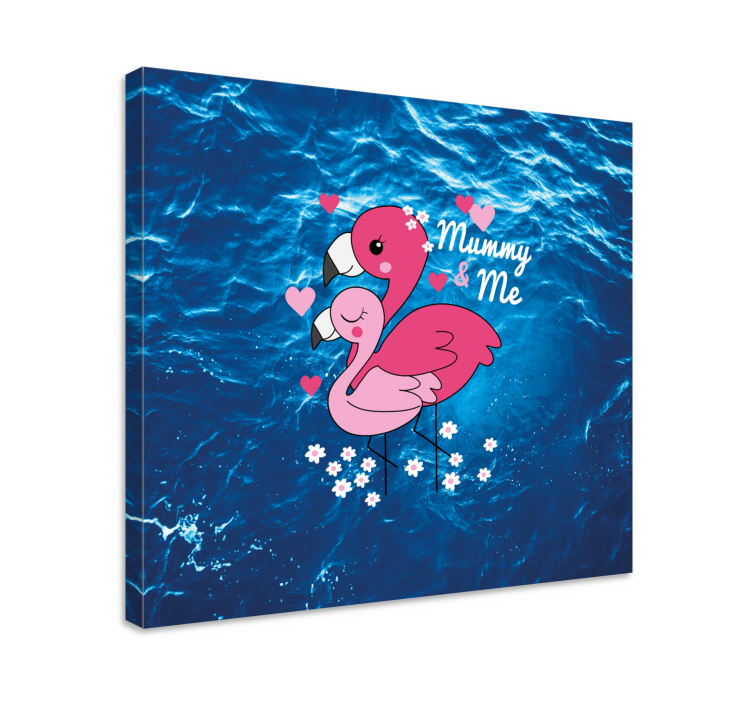 Dyre billeder på lærred kærlighedsfugle - TenStickers