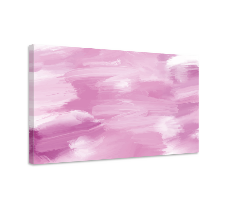 Pastel pink maleri soveværelse vægprint - TenStickers