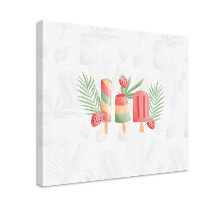 Frugt lærredsbillede frosne frugt snacks - TenStickers