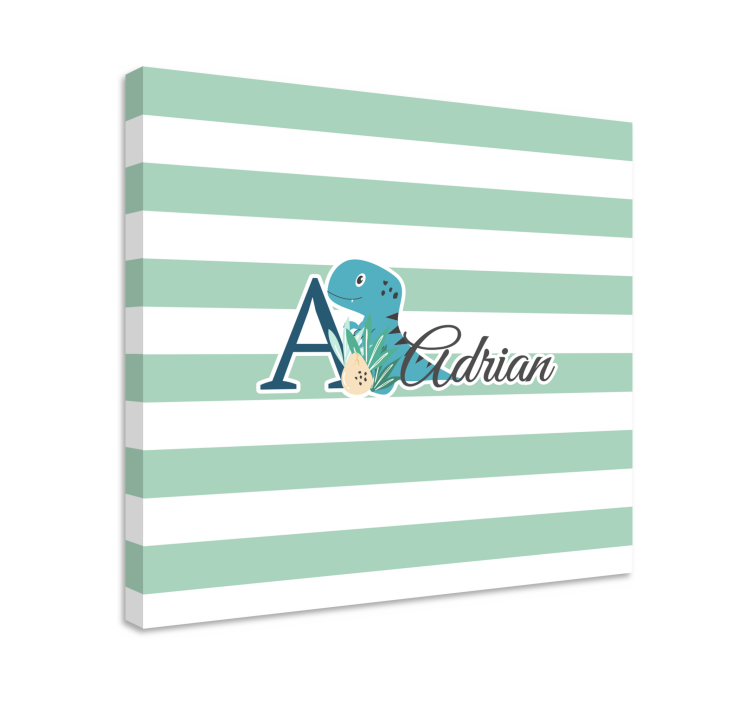 Dinosaur lærredsbillede adrians legesyge dino - TenStickers