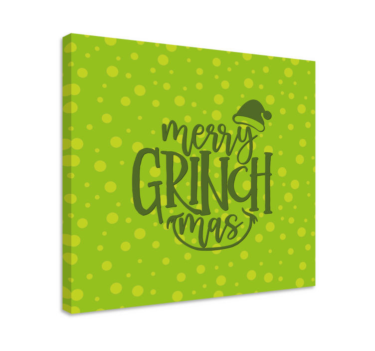Citat lærredsbillede glædelig grinchmas - TenStickers
