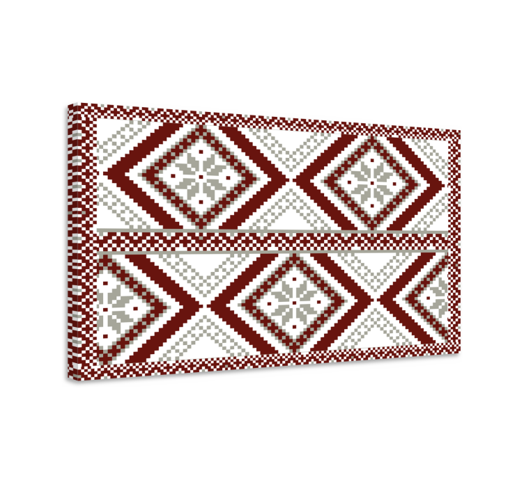 Moderne lærredsbillede geometrisk diamant koncept - TenStickers