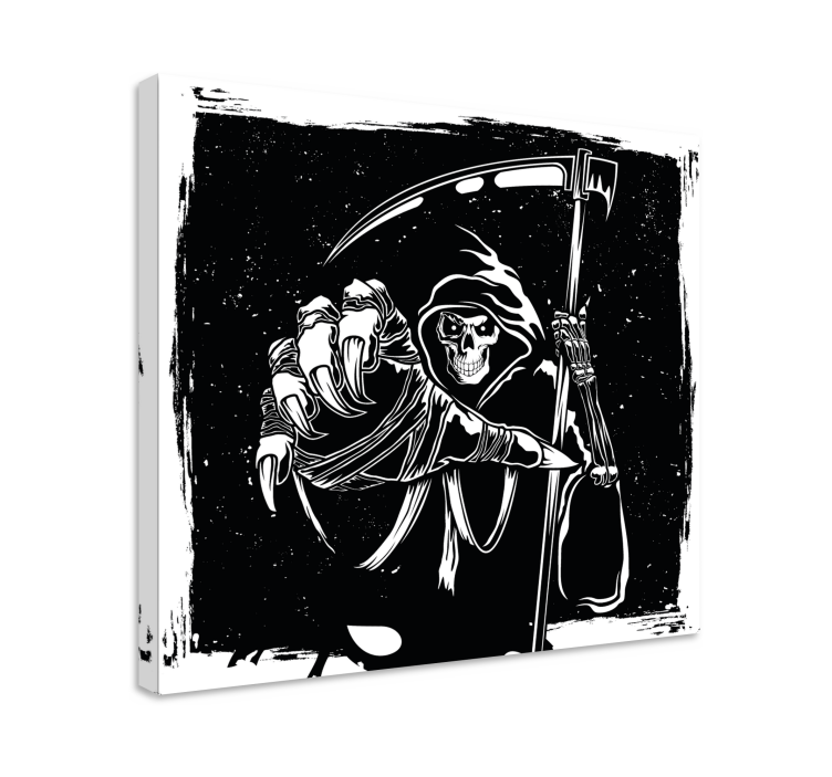Grim reaper peger finger personligheder lærredsbillede - TenStickers