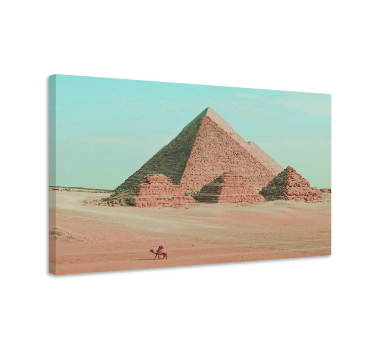 Pyramiderne i giza by lærredsbillede - TenStickers