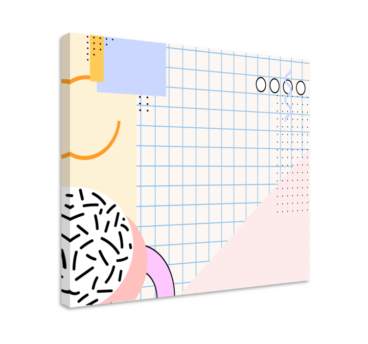 Moderne lærredsbillede former og mønstre - TenStickers