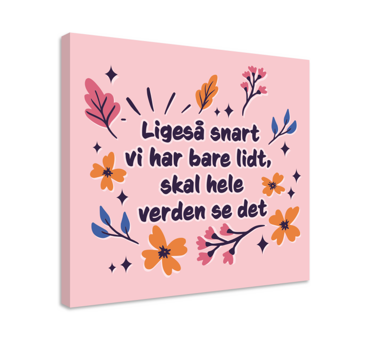 Så snart vi har noget, viser vi det lærred - TenStickers