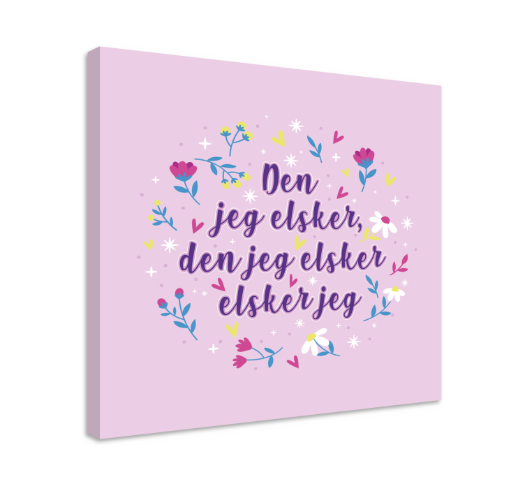 Lyrics- du ved, du kan stole på mig citer lærred - TenStickers