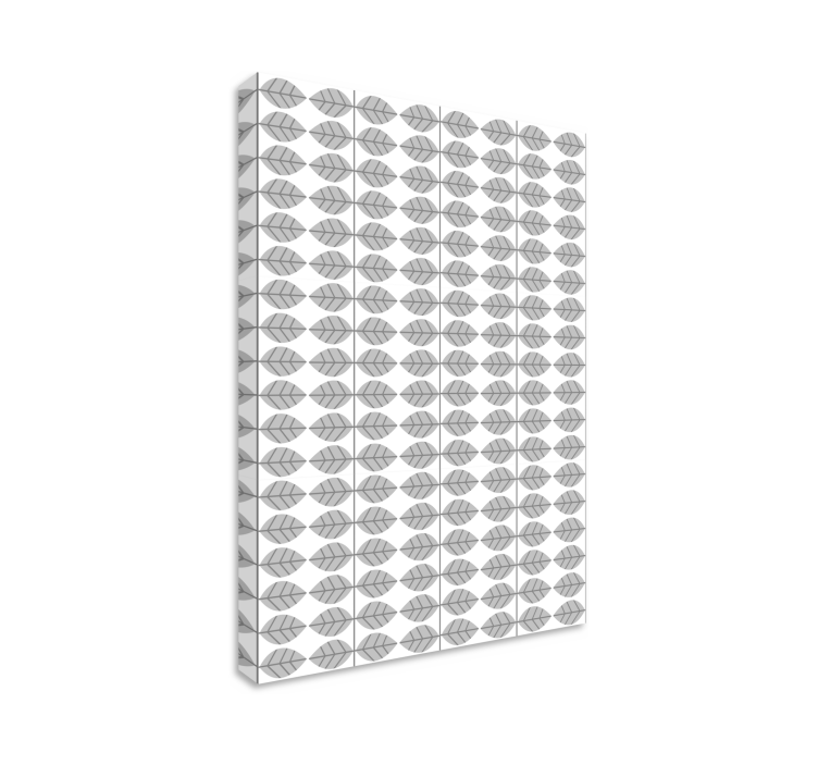 Blomster og planter lærredsbillede bladmotiv - TenStickers