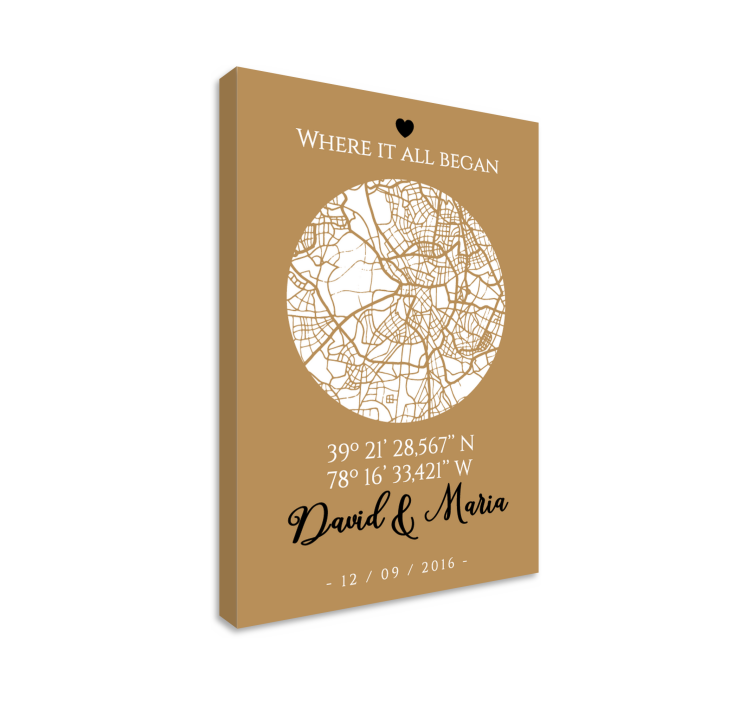 Hvor det hele begyndte personligt lærred - TenStickers