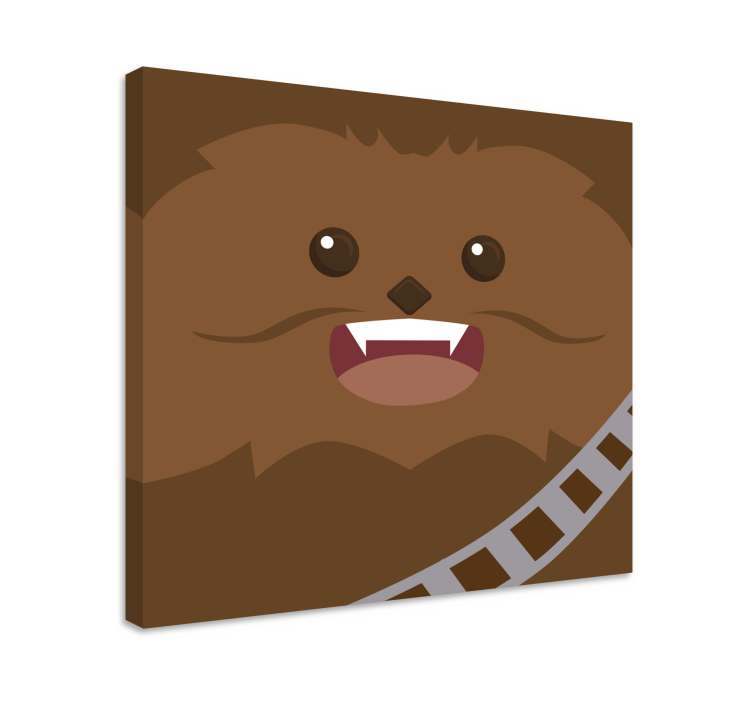 Chewie personligheder lærredsbillede - TenStickers