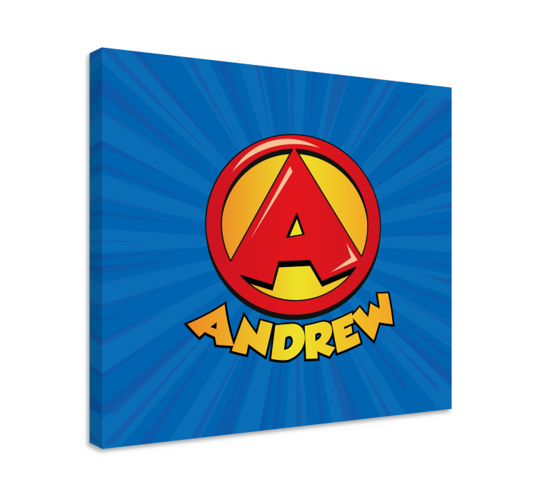 Super begyndelsesbogstav børnehave lærred - TenStickers