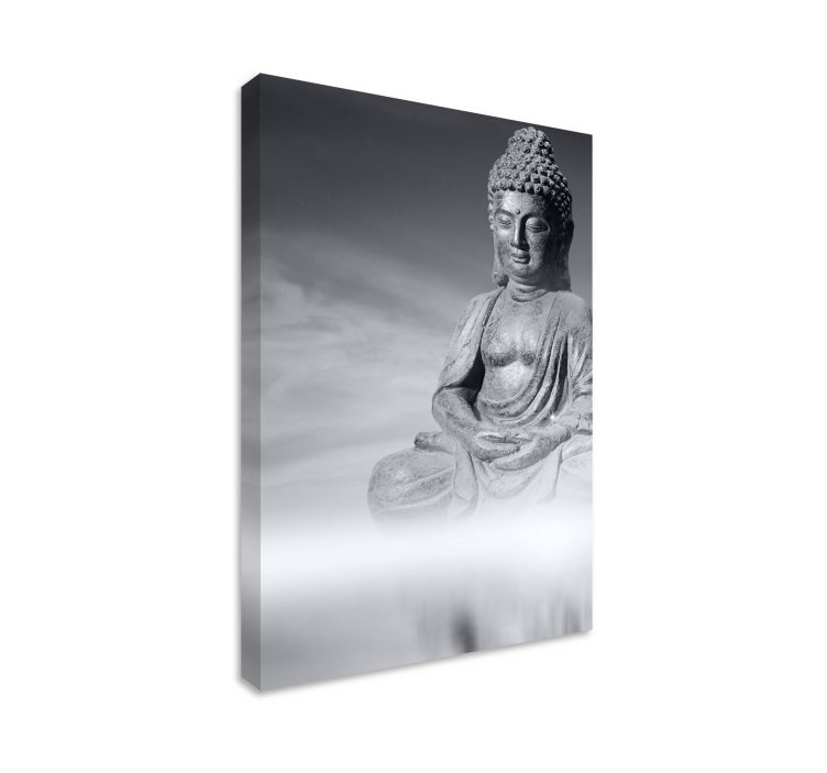 Buddha zen oriental lærredsbillede - TenStickers