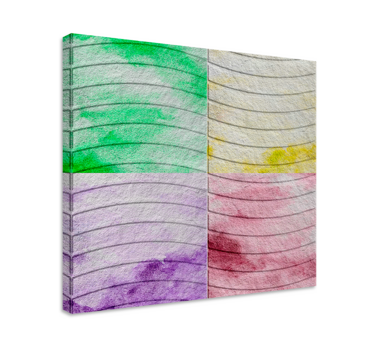 Ramblas fliser lærredsbillede til stuen - TenStickers