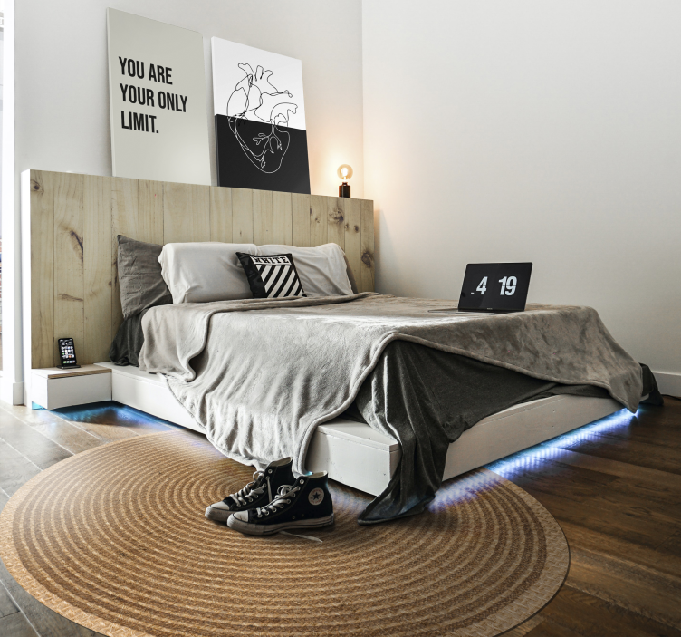 Enkle inspirerende tekstkontorvægtryk - TenStickers