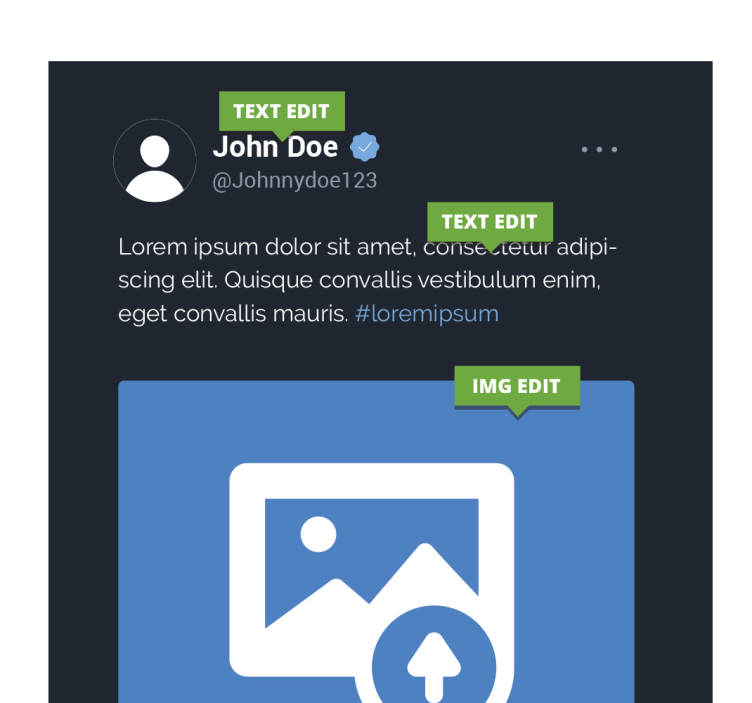x twitter skærm personligt fotos på lærred - TenStickers