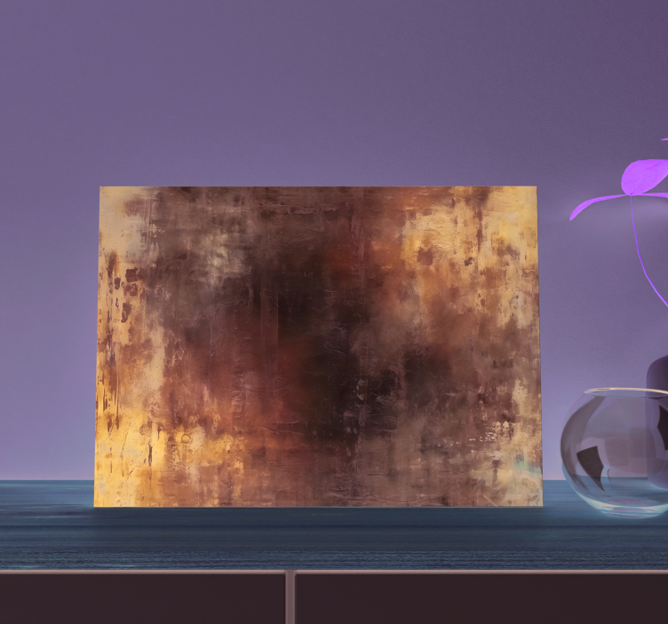 Abstrakt maleri på lærred til stue - TenStickers