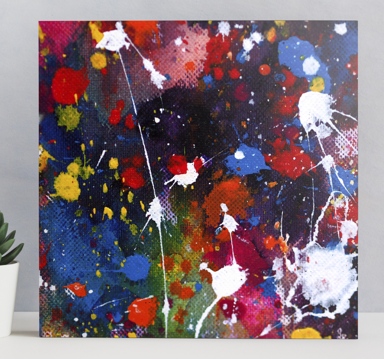 Akrylmaling lærred kunsttryk - TenStickers