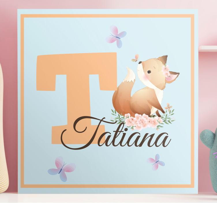 Baby lærredsbilleder t venlig ræv - TenStickers