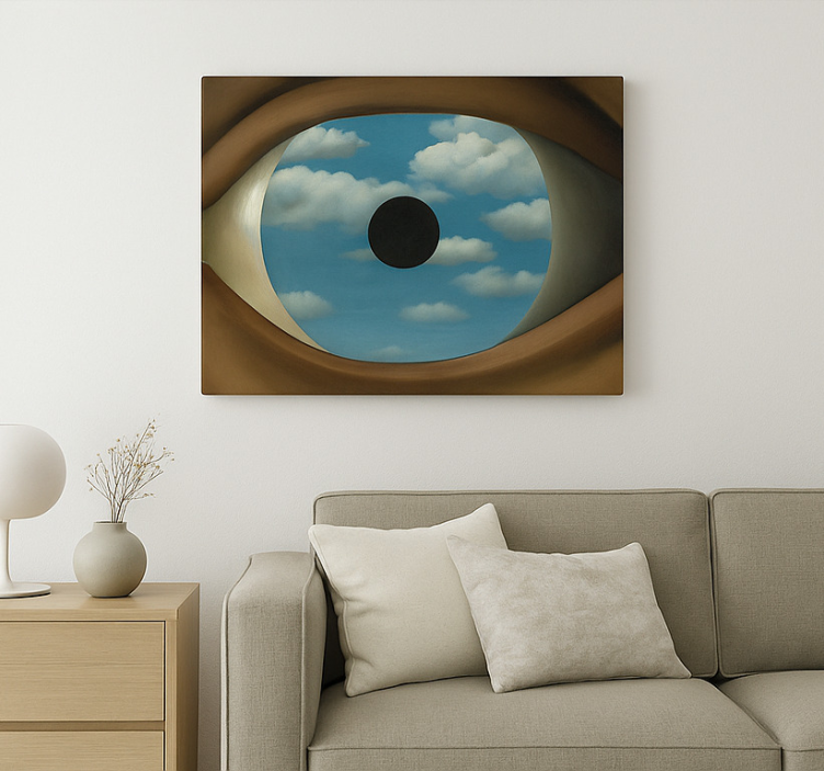 Det falske spejl kunst lærredsbillede - TenStickers