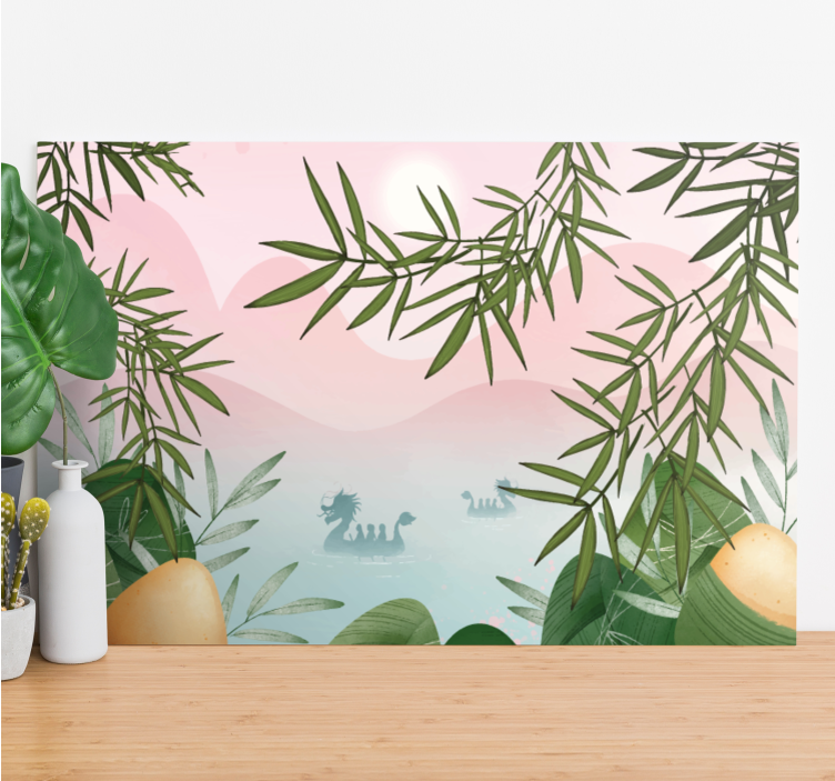 Dinosaur lærredsbillede majestætisk søvæsen - TenStickers