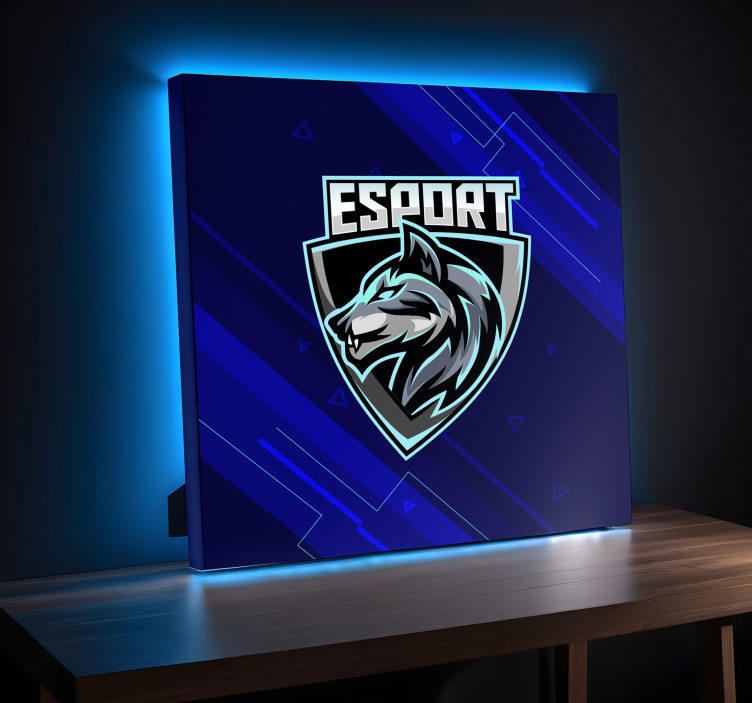 Dit e-sport logo Videospil lærred print - TenStickers