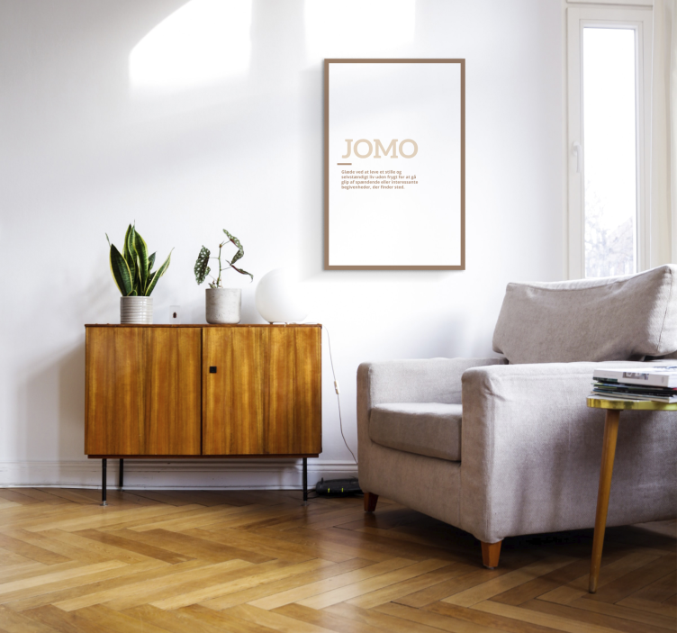 JOMO definition citat lærredsbillede - TenStickers