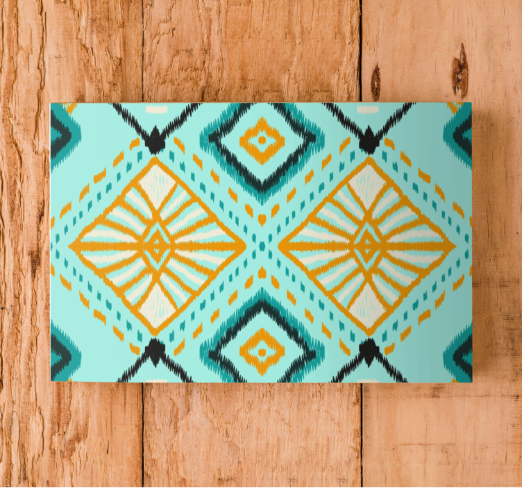 Musik lærredsbillede geometrisk motivkunst - TenStickers