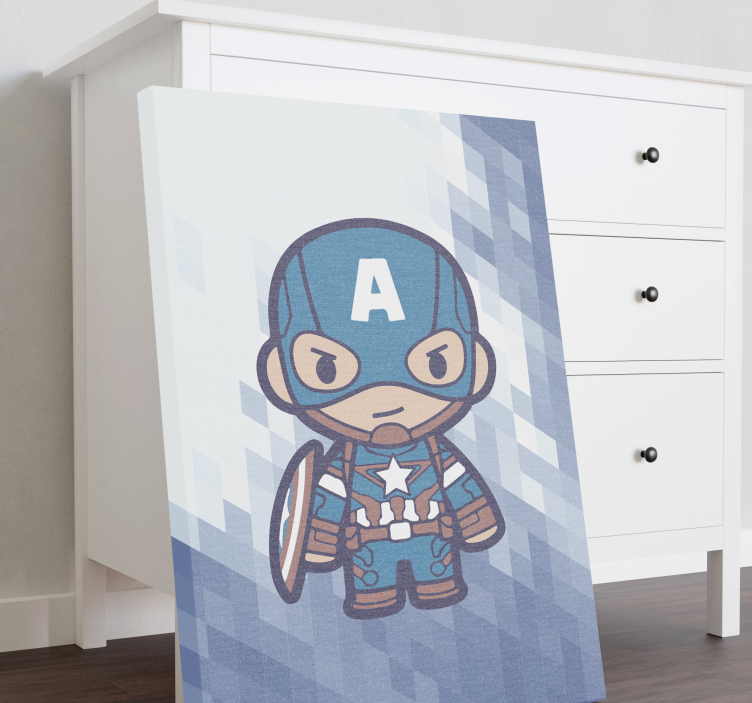 Captain america superhelt lærred - TenStickers