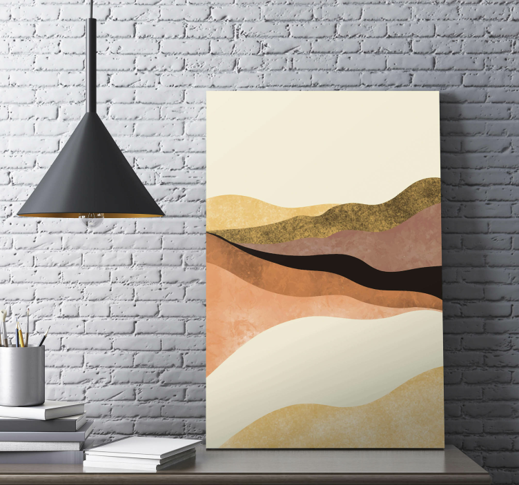 Vintage maleri kontor vægtryk - TenStickers