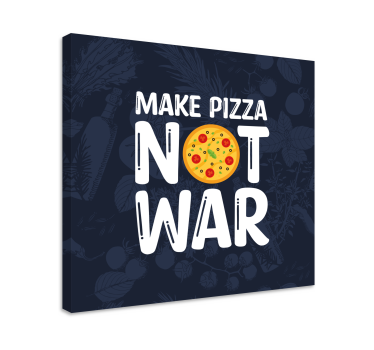 Sjove citater laver citattryk på pizzavægkunst - TenStickers