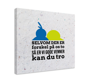 Kaj og andrea citat vægkunst citat prints - TenStickers