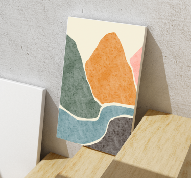 Pintura moderna abstrakt stue lærredstryk - TenStickers