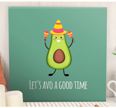 Sjovt citat med avocadoer wall art citat udskrifter - TenStickers