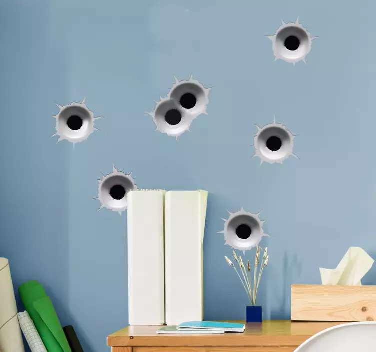 Kuglehullet klistermærker til bil - TenStickers