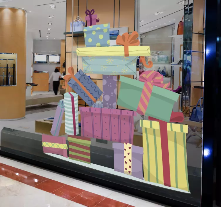 Nuværende bjergvæg klistermærke - TenStickers